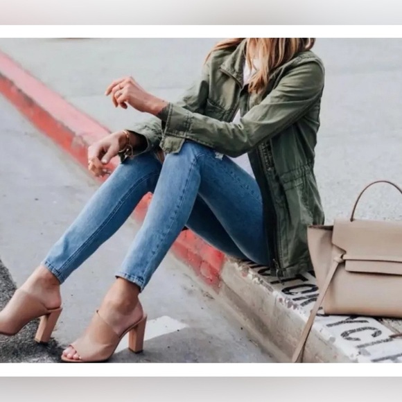 Madewell Women’s Small Military Cargo Utility Jacket Full Zip - Picture 3 of 14